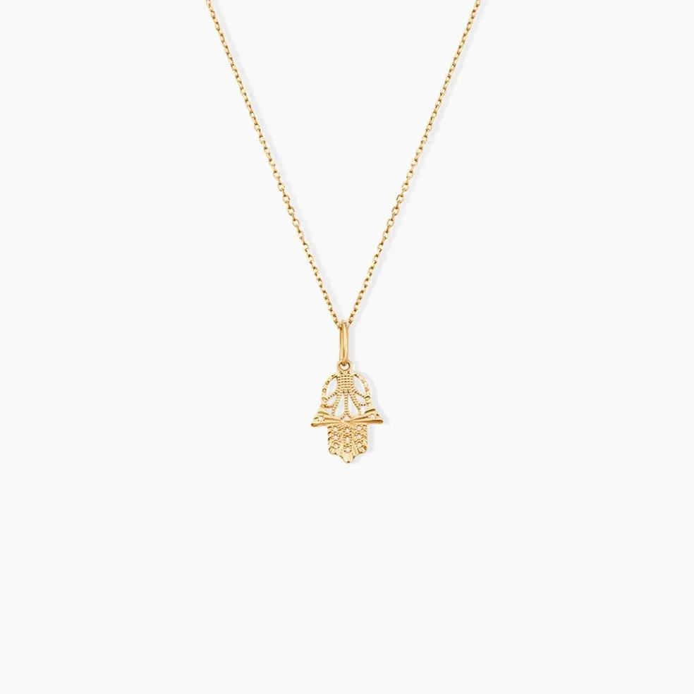 Pendentif Fatima Or Jaune