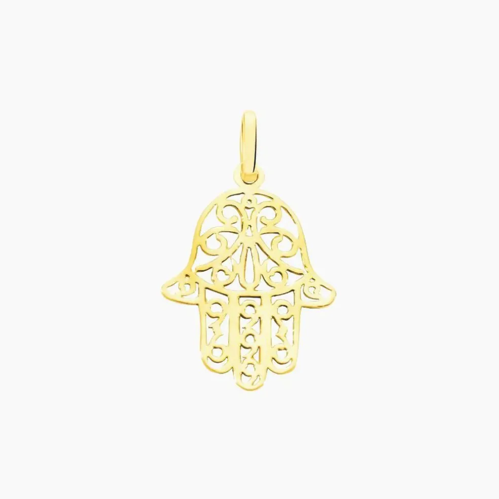 Pendentif Fatima Or Jaune