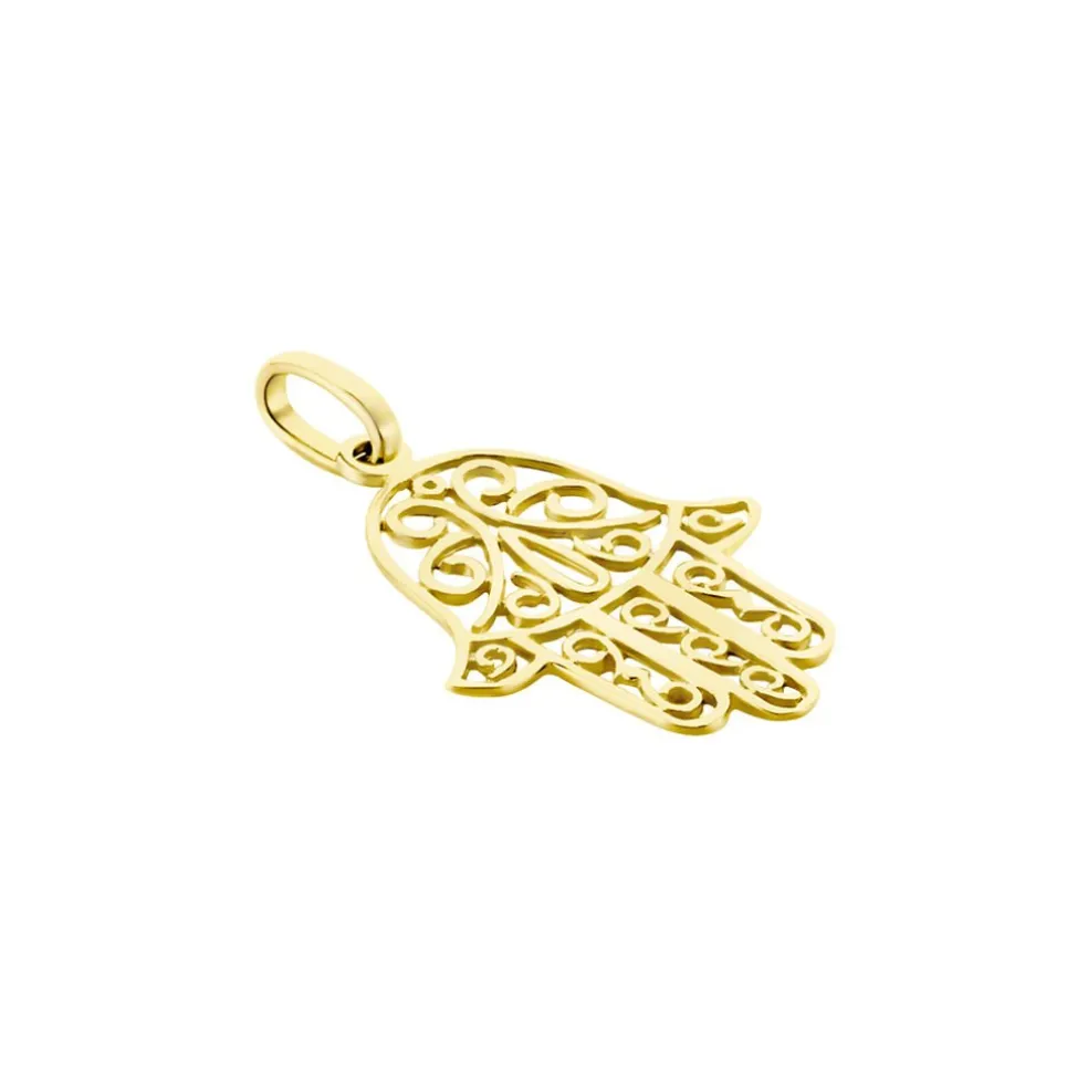 Pendentif Fatima Or Jaune