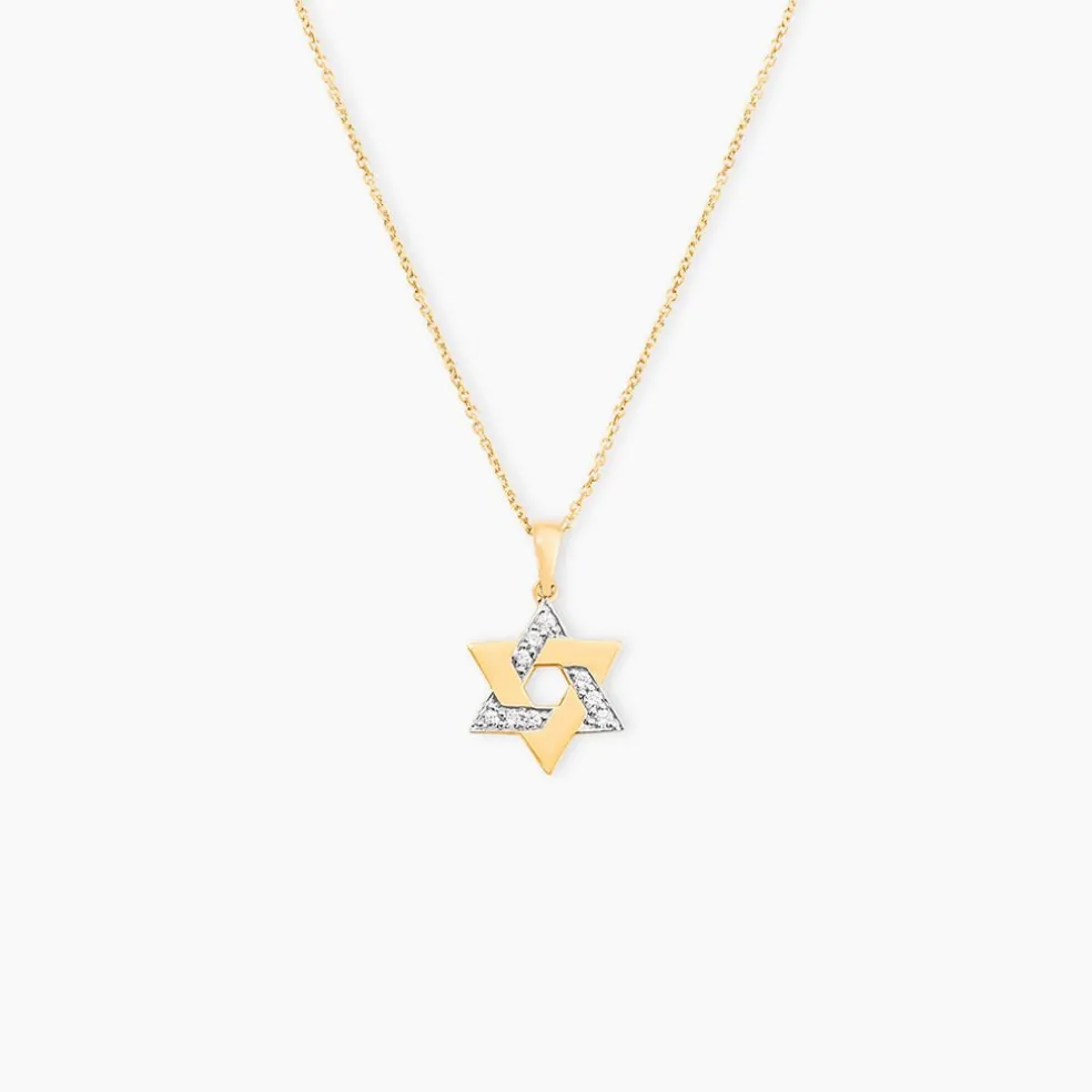 Pendentif Faye Or Jaune Oxyde De Zirconium