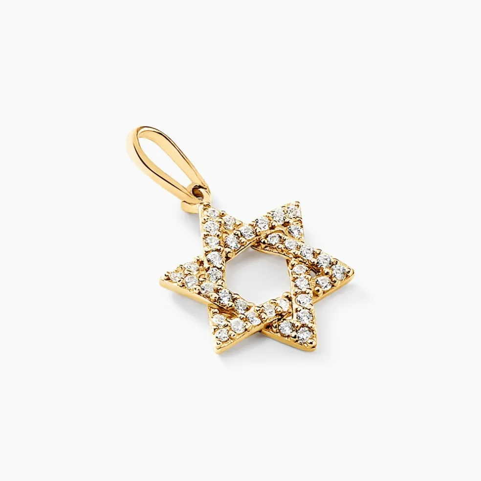 Pendentif Faye Or Jaune Oxyde De Zirconium