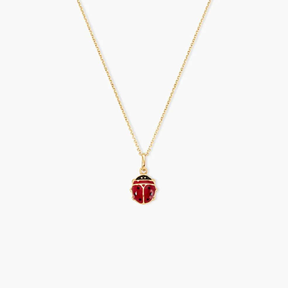 Pendentif Fedelina Coccinelle Or Jaune