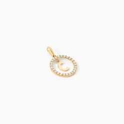 Pendentif Gabe Or Jaune Oxyde De Zirconium