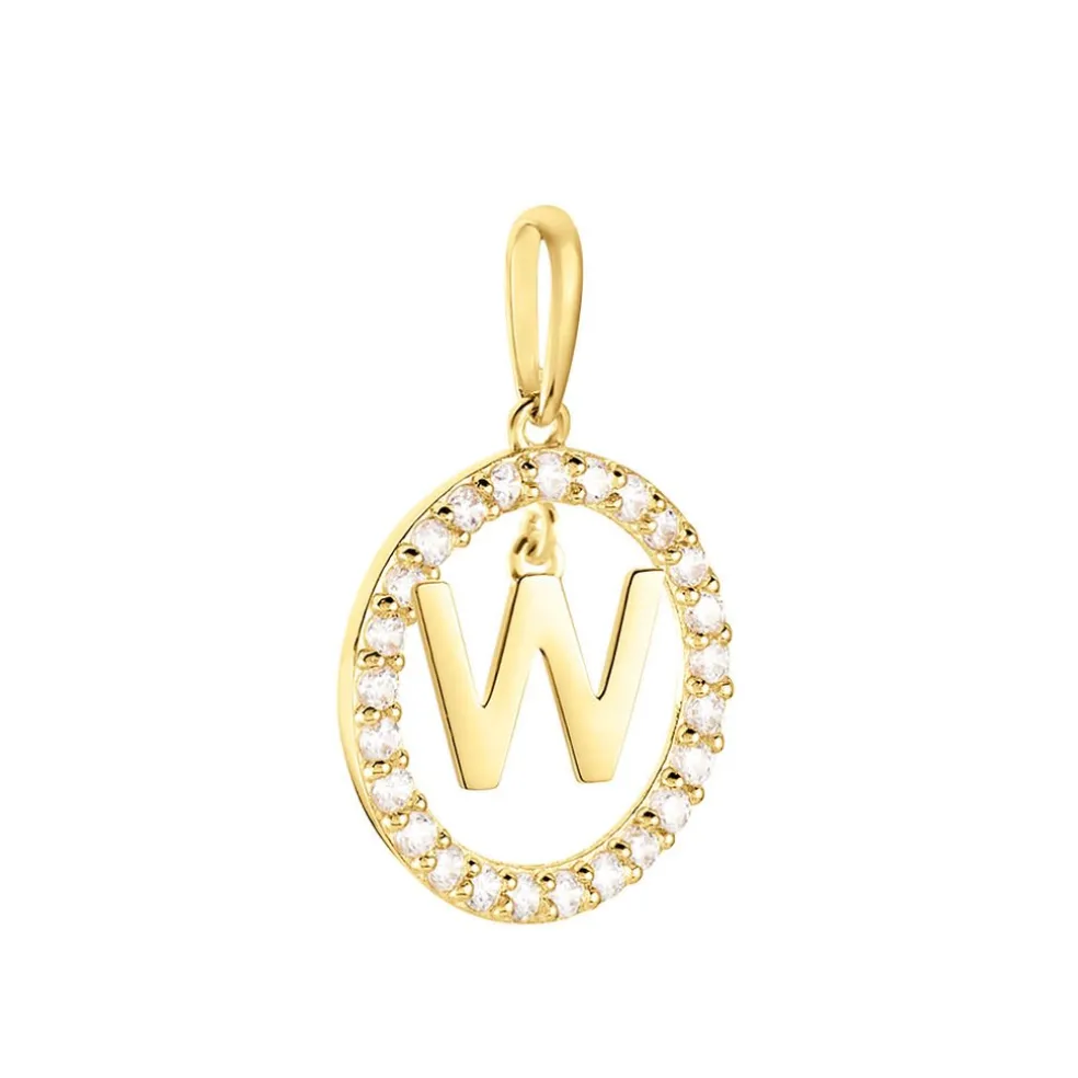 Pendentif Gabe Or Jaune Oxyde De Zirconium