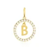 Pendentif Gabe Or Jaune Oxyde De Zirconium