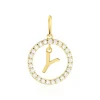 Pendentif Gabe Or Jaune Oxyde De Zirconium