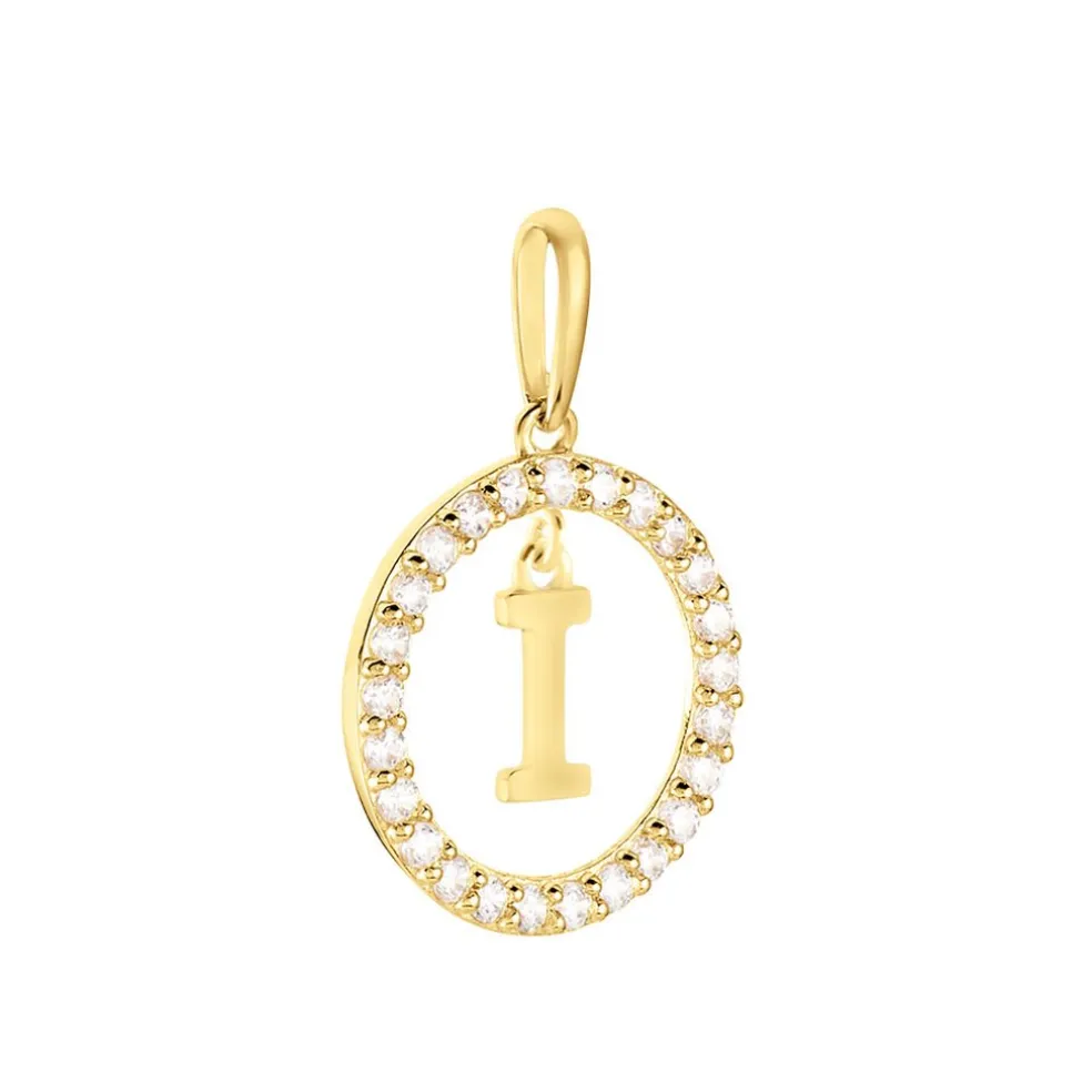 Pendentif Gabe Or Jaune Oxyde De Zirconium