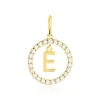 Pendentif Gabe Or Jaune Oxyde De Zirconium