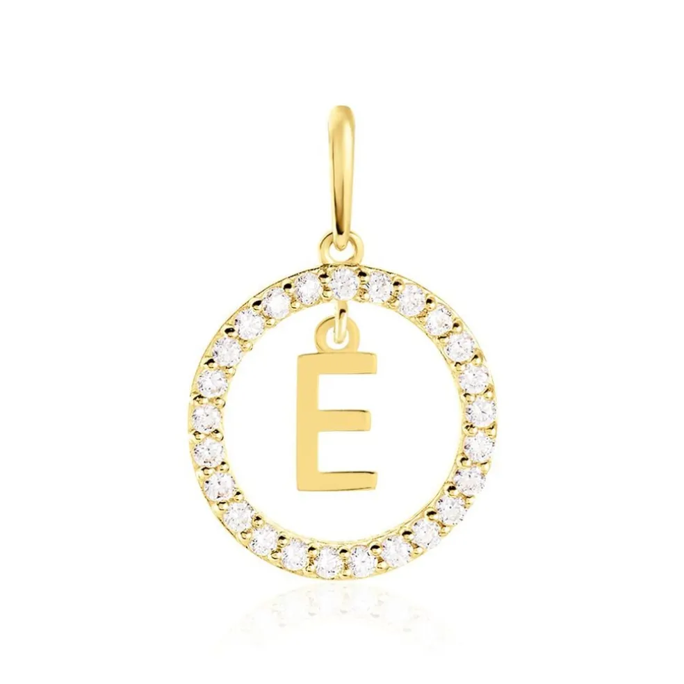 Pendentif Gabe Or Jaune Oxyde De Zirconium