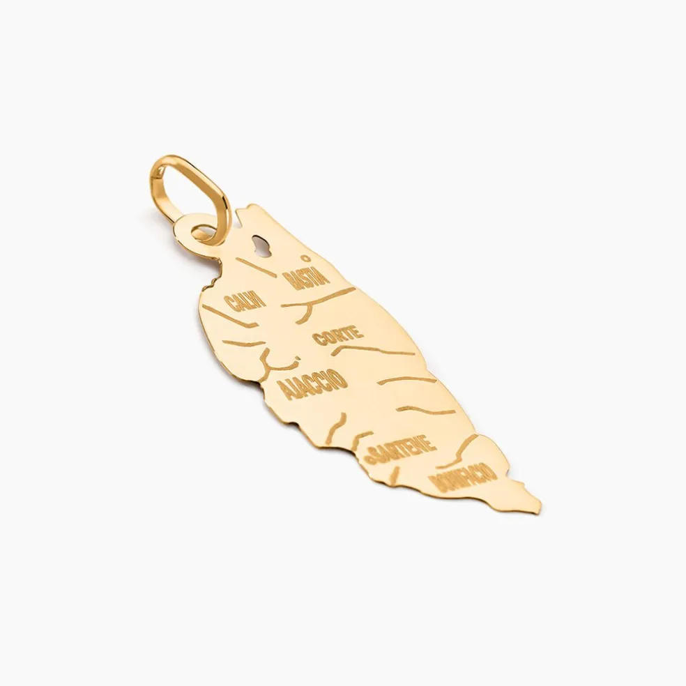 Pendentif Gaietana Corse Or Jaune