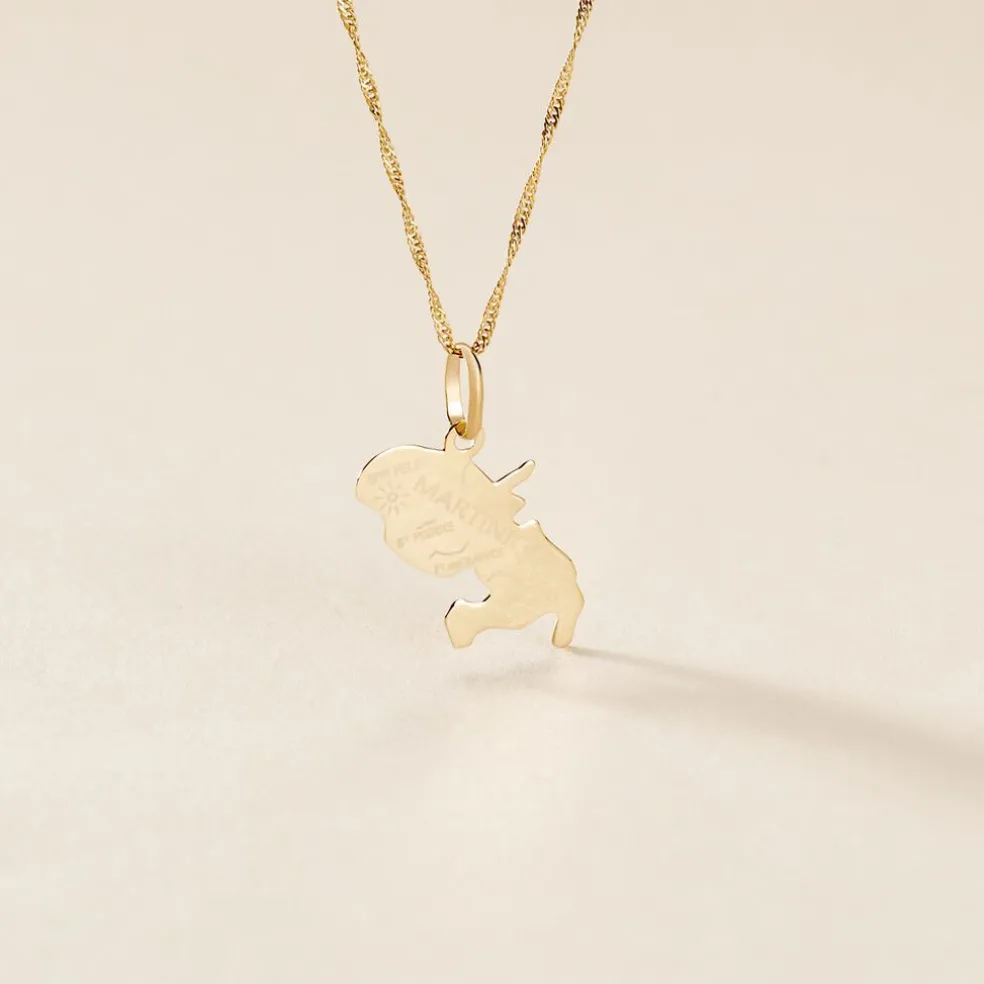 Pendentif Gaietana Martinique Or Jaune