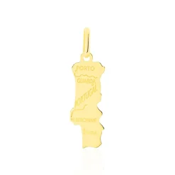 Pendentif Gaietana Portugal Or Jaune