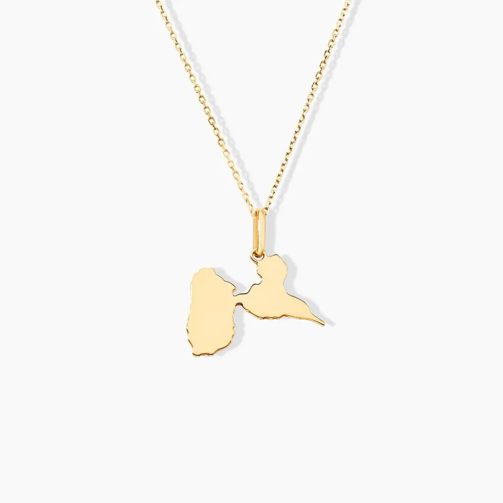 Pendentif Gwadloup Or Jaune