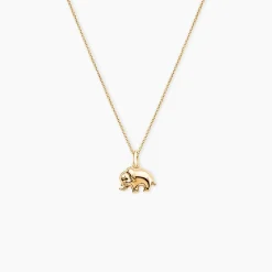Pendentif Haiza Elephant Or Jaune