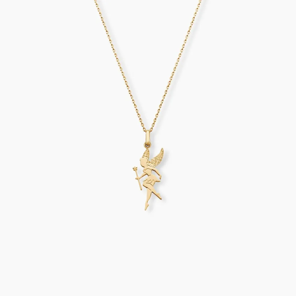 Pendentif Heliciane Fee Or Jaune