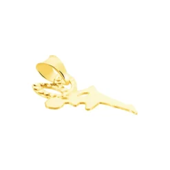 Pendentif Heliciane Fee Or Jaune