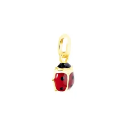 Pendentif Helidie Coccinelle Or Jaune