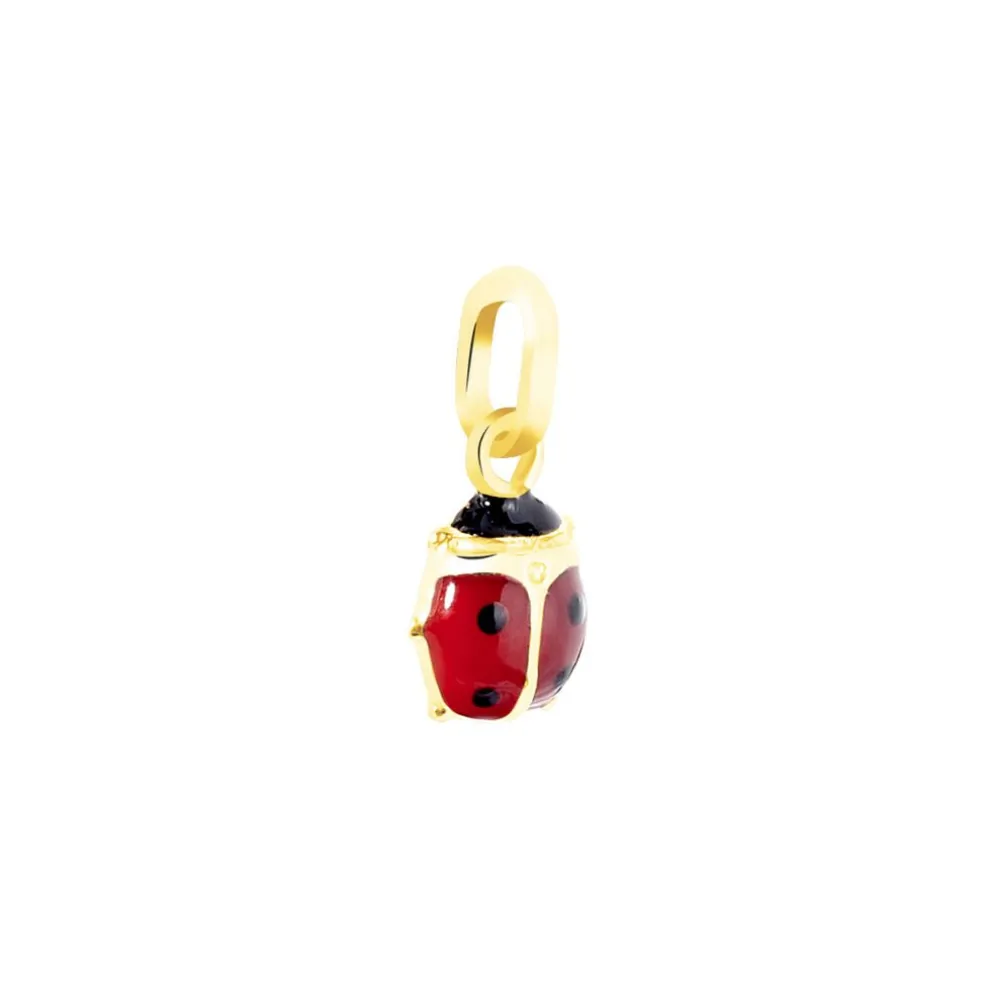 Pendentif Helidie Coccinelle Or Jaune