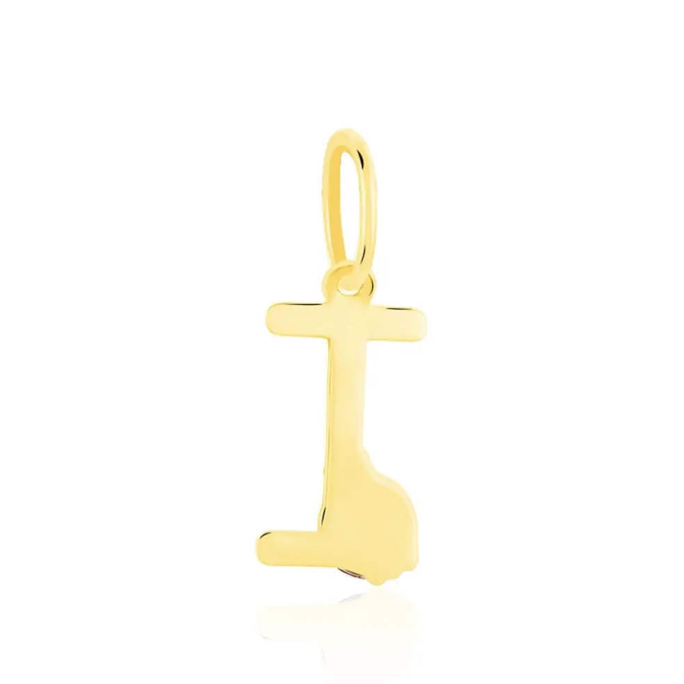 Pendentif Helidie Coccinelle Lettre Or Jaune