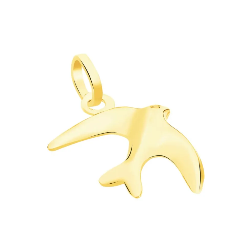 Pendentif Illide Hirondelle Or Jaune