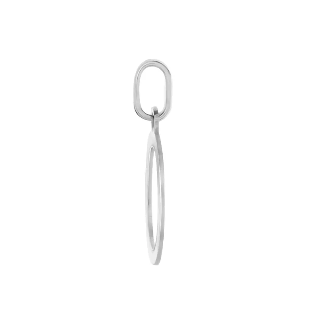 Pendentif Ionia Lettre Or Blanc