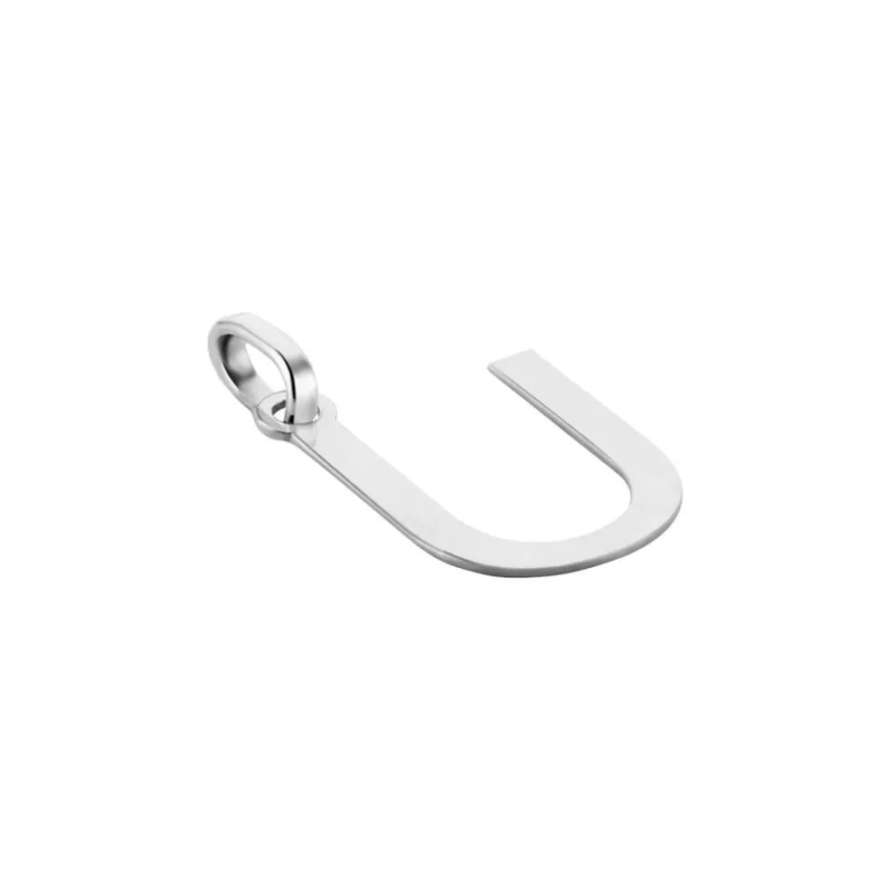Pendentif Ionia Lettre Or Blanc