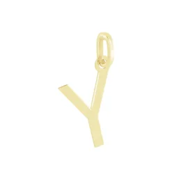 Pendentif Ionia Lettre Or Jaune