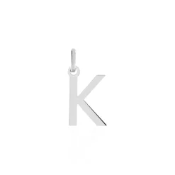 Pendentif Ionia Lettre Or Blanc