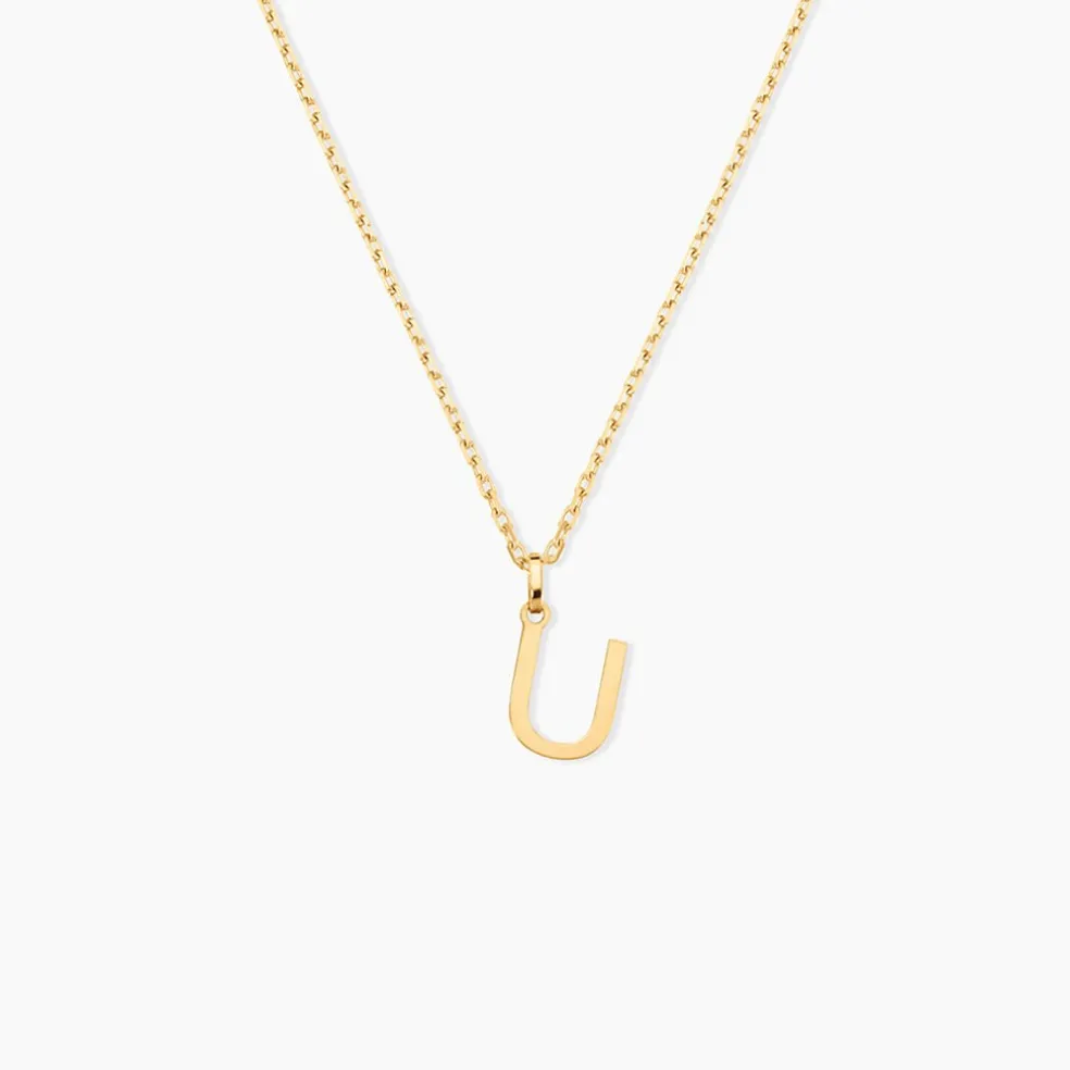Pendentif Ionia Lettre Or Jaune