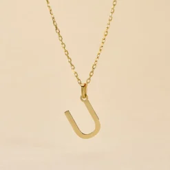 Pendentif Ionia Lettre Or Jaune