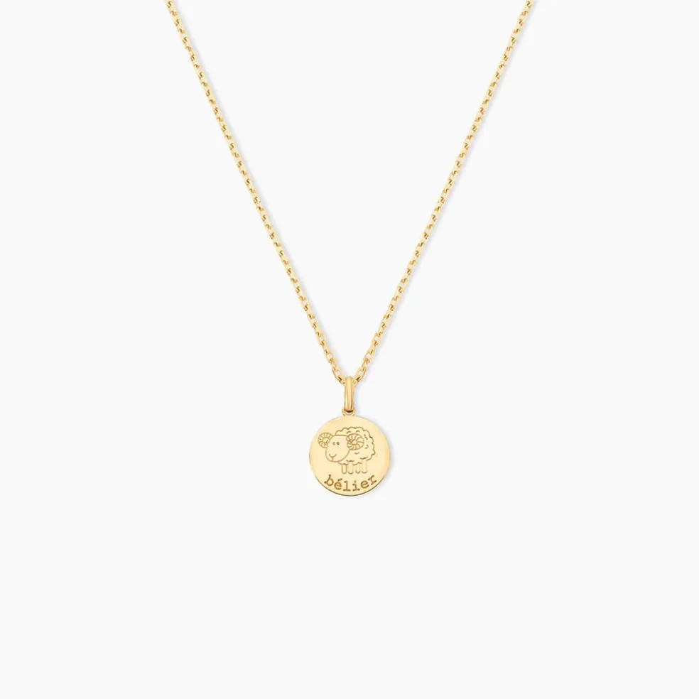 Pendentif Jannila Zodiaque Or Jaune