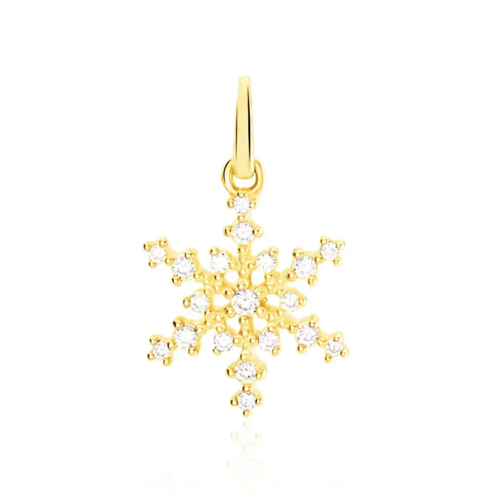 Pendentif Khadya Or Jaune Oxyde De Zirconium