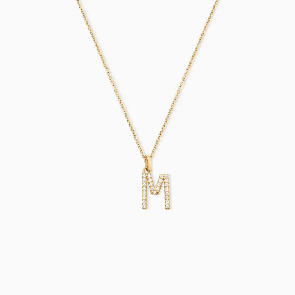 Pendentif Klementine Or Jaune Oxyde De Zirconium