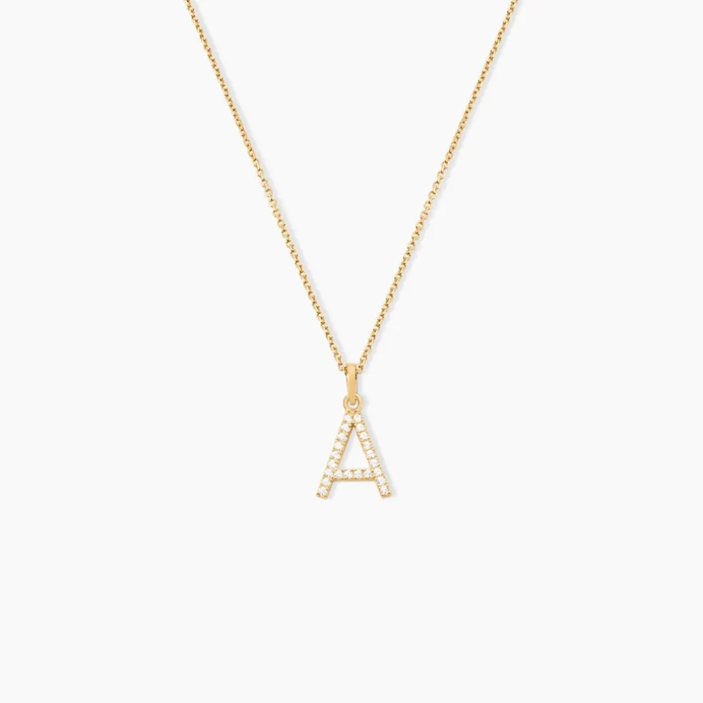Pendentif Klementine Or Jaune Oxyde De Zirconium