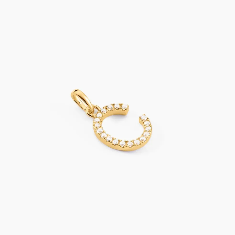 Pendentif Klementine Or Jaune Oxyde De Zirconium