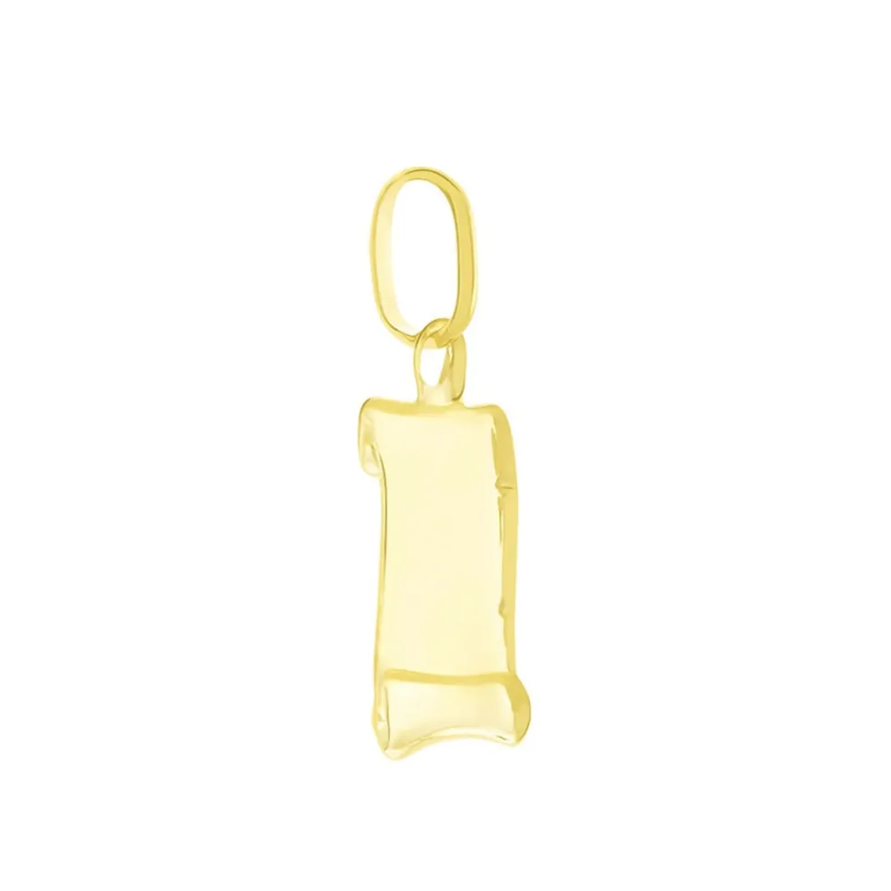 Pendentif Lamie Zodiaque Parchemin Or Jaune