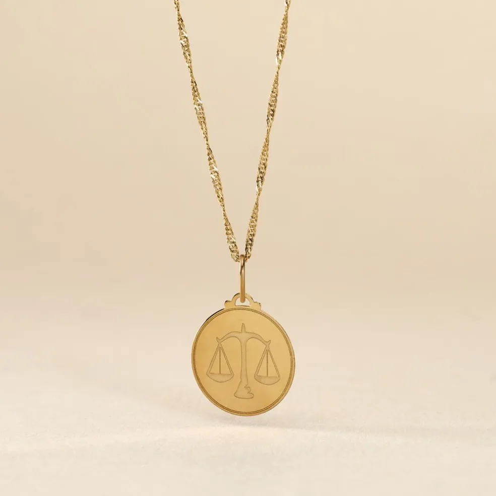 Pendentif Lamie Zodiaque Or Jaune