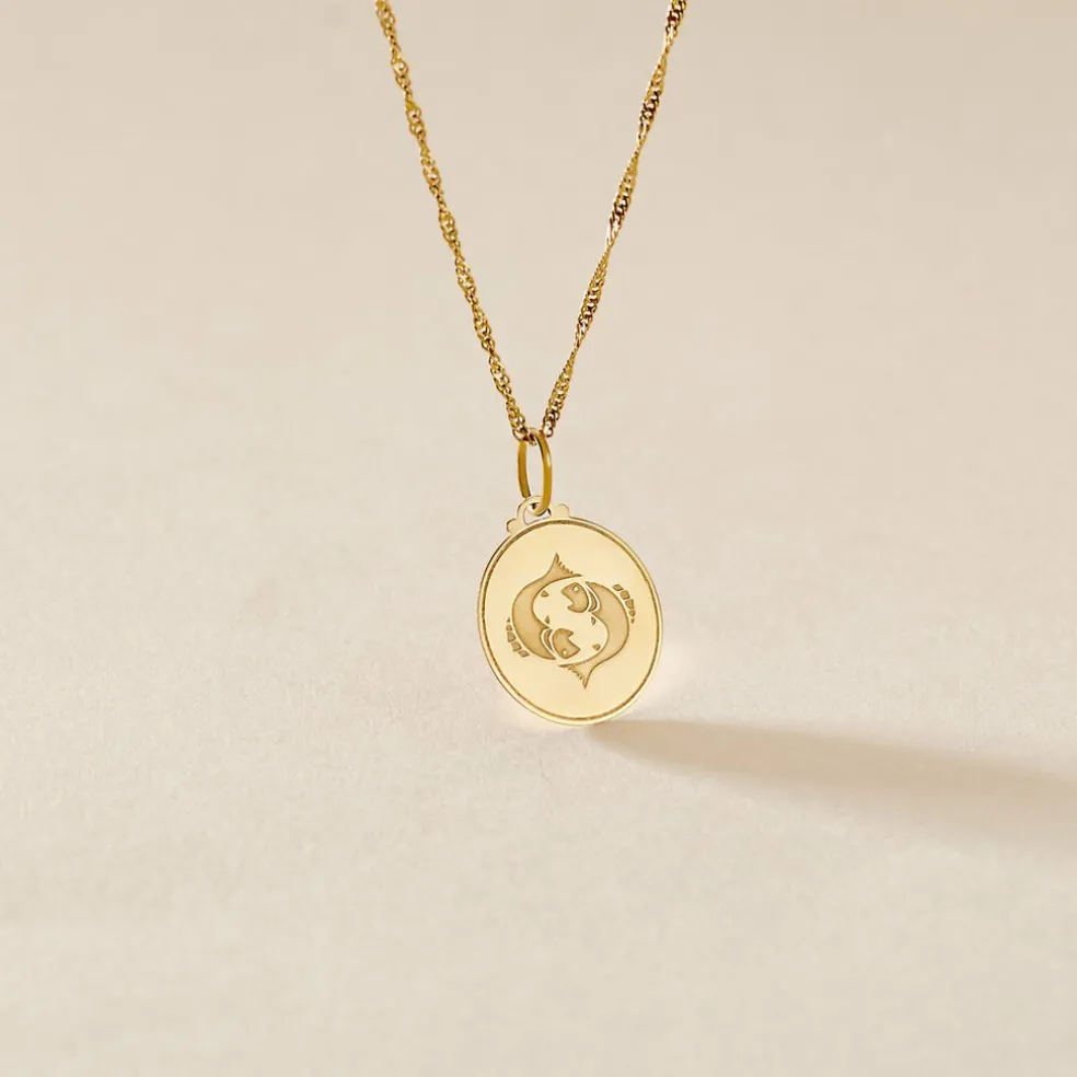 Pendentif Lamie Zodiaque Or Jaune
