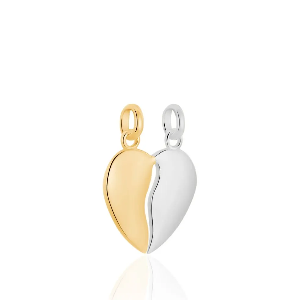 Pendentif Marie-stephanie Plaqué Or Bicolore