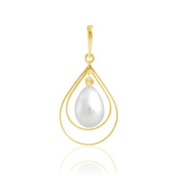 Pendentif Martyna Or Jaune Perle De Culture