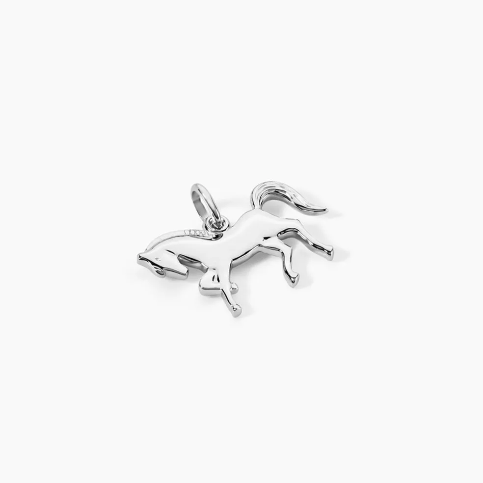 Pendentif Matahina Argent Blanc