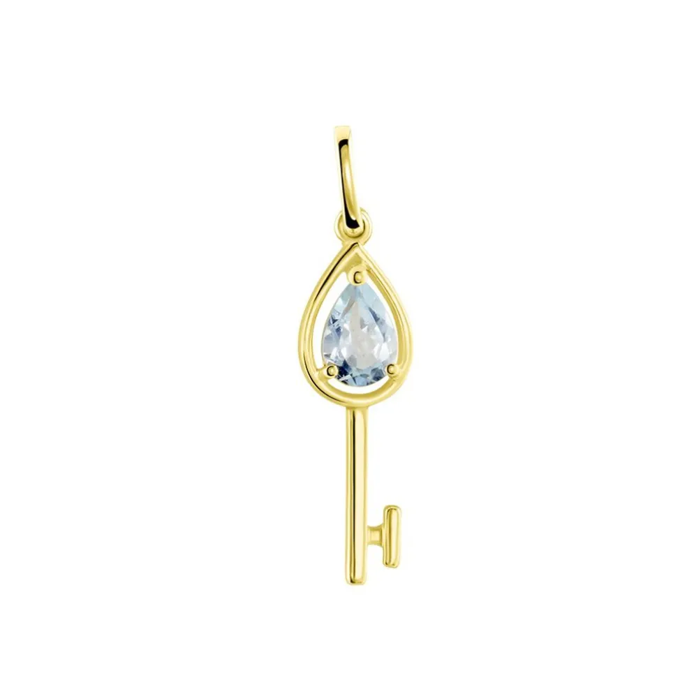 Pendentif Or Jaune Goran Topaze
