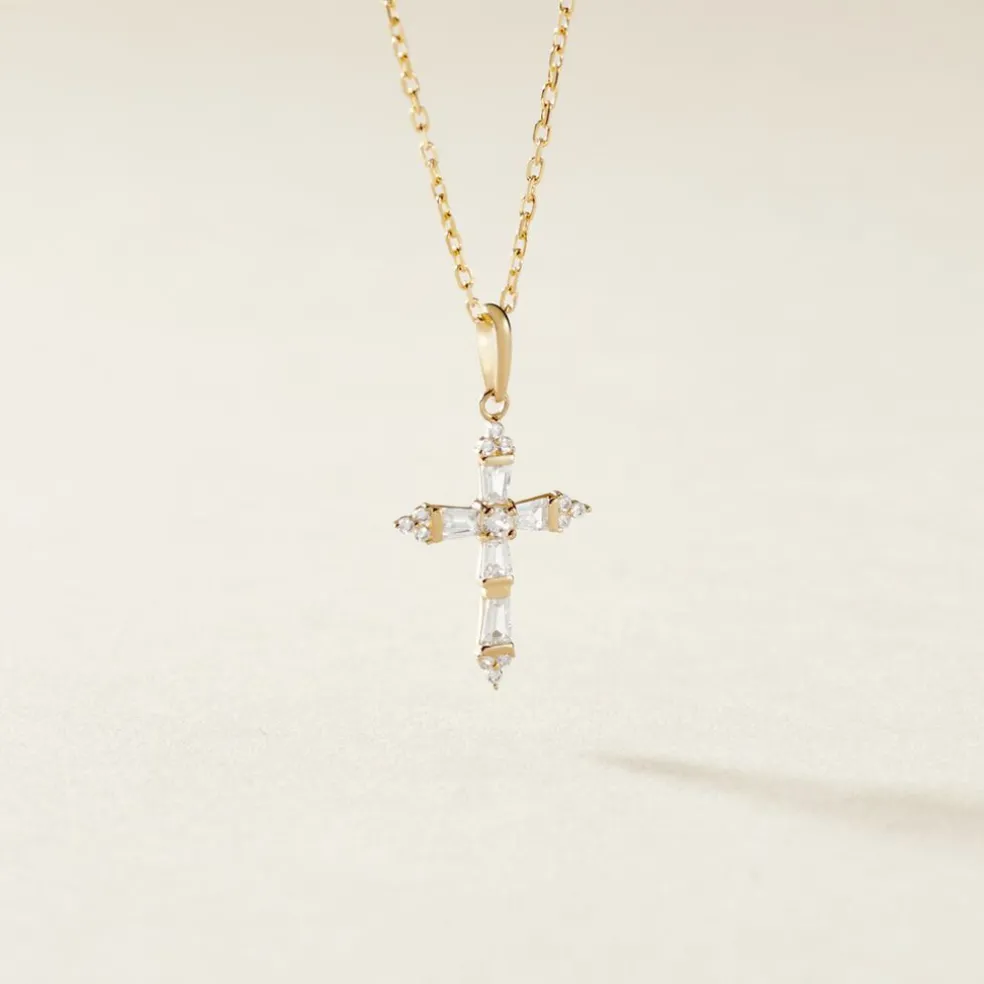 Pendentif Or Jaune Neottie Oxydes