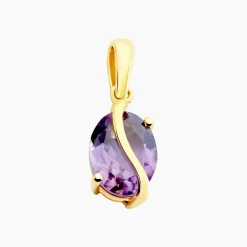 Pendentif Or Jaune Prudencia Améthyste