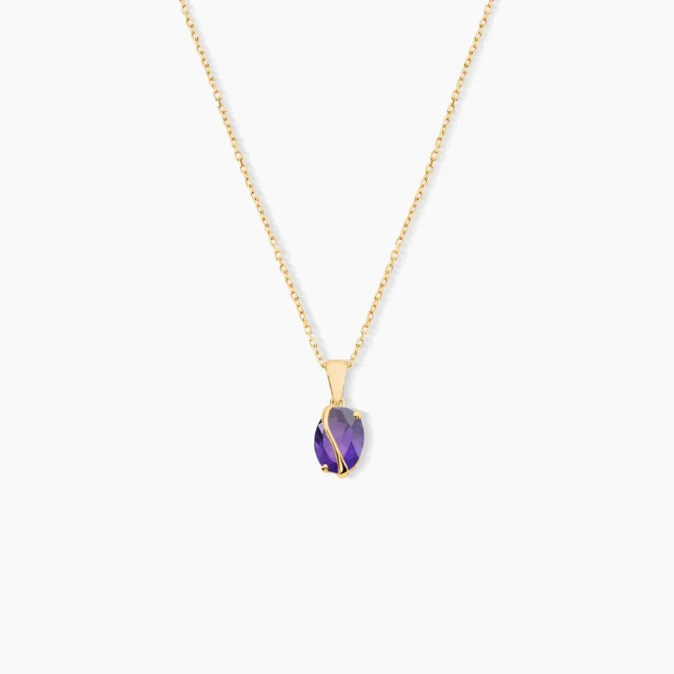Pendentif Or Jaune Prudencia Améthyste