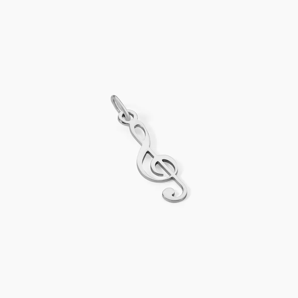 Pendentif Pio Argent Blanc