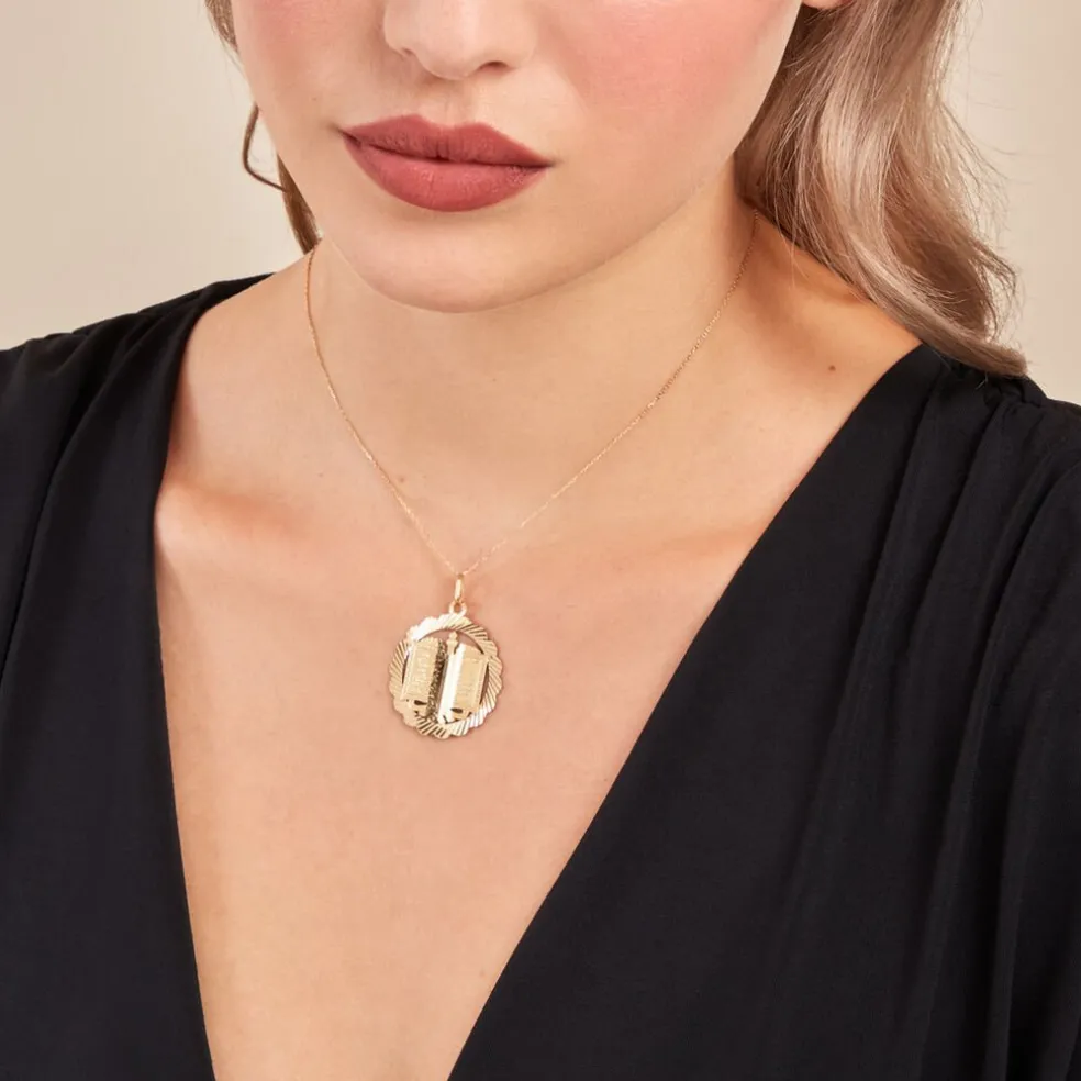 Pendentif Rahim Or Jaune