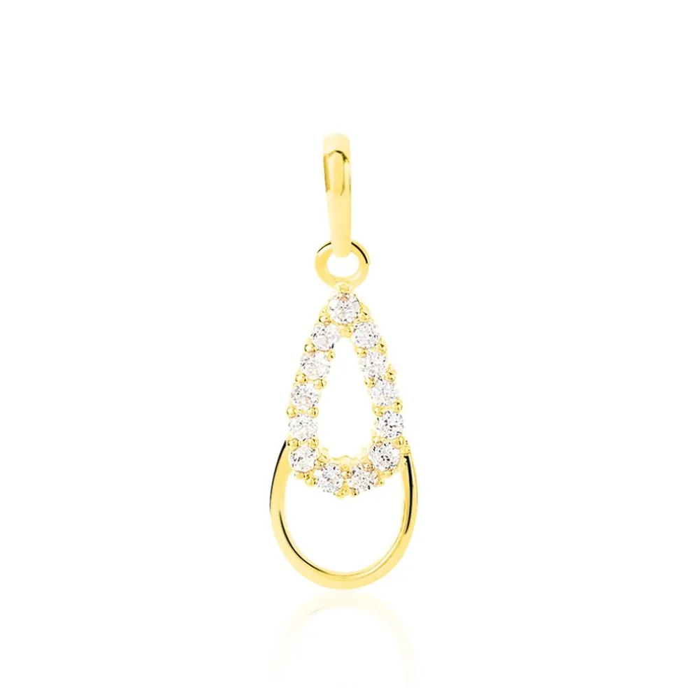 Pendentif Revelyne Or Jaune Oxyde De Zirconium