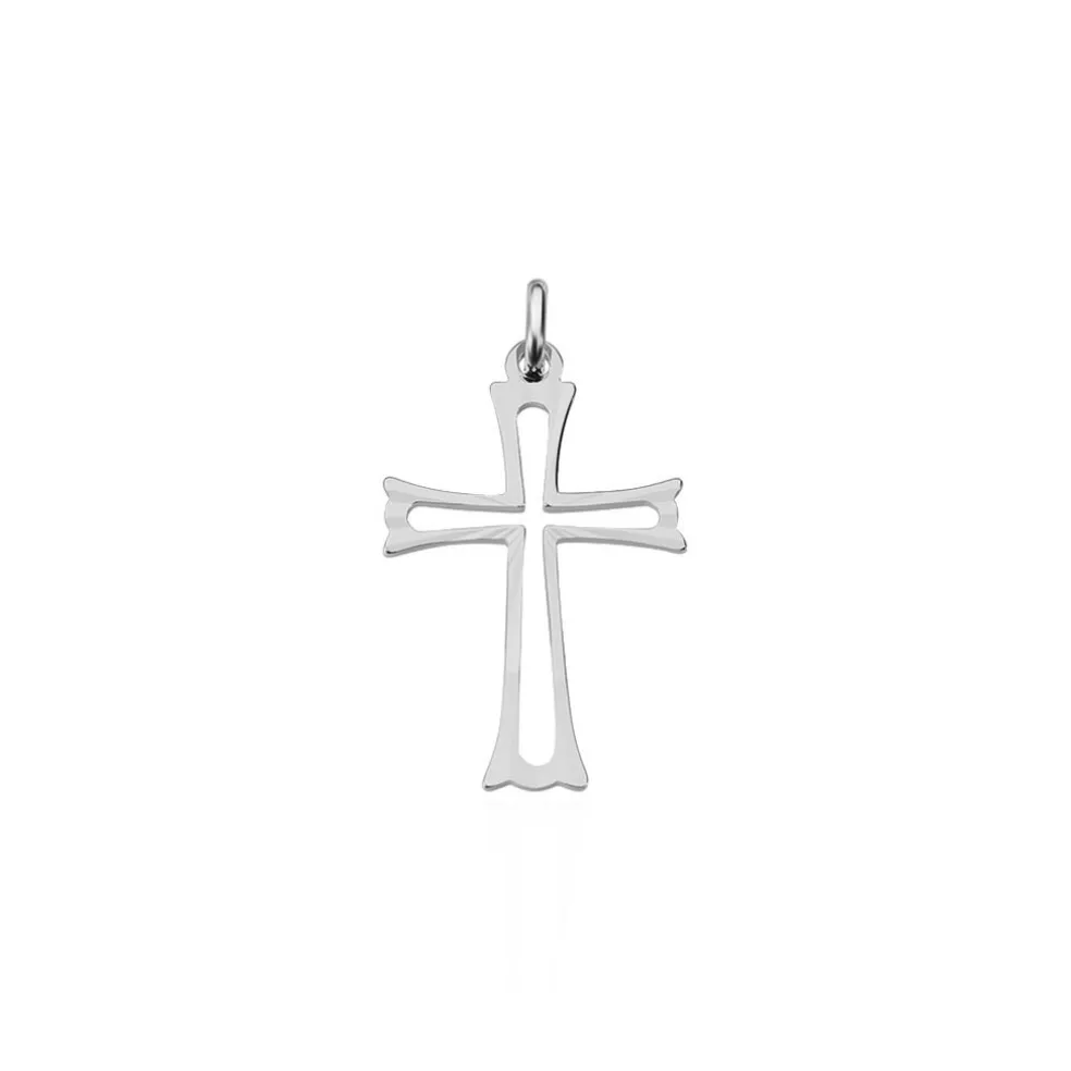 Pendentif Romayssa Argent Blanc