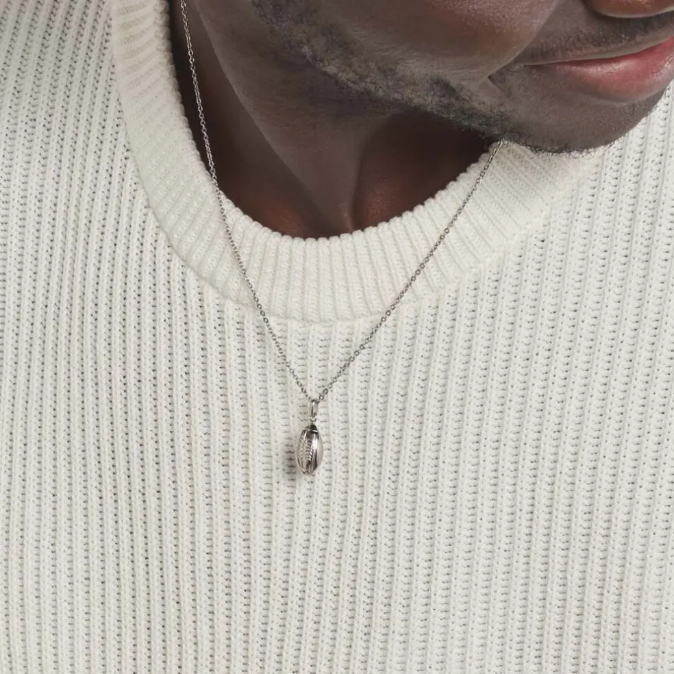 Pendentif Ruveyda Argent Blanc